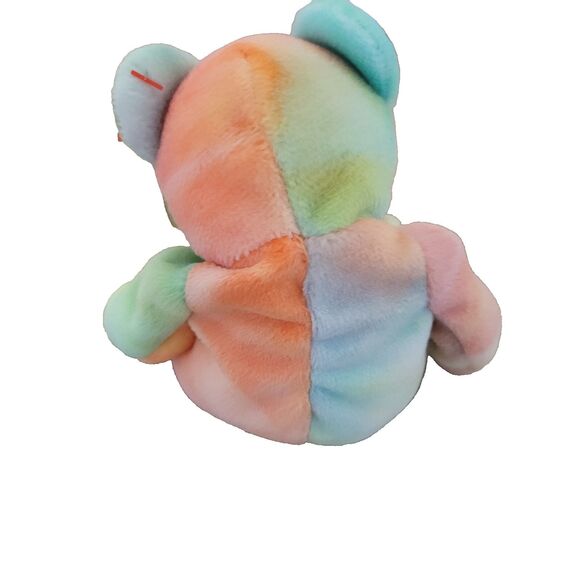 Peace bear Beanie Baby 1996 Birth Date Febuary 1 , 1996 - ORIGIINAL* - Picture 4 of 4